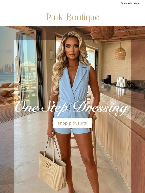 Playsuits Made For Easy Styling 💖