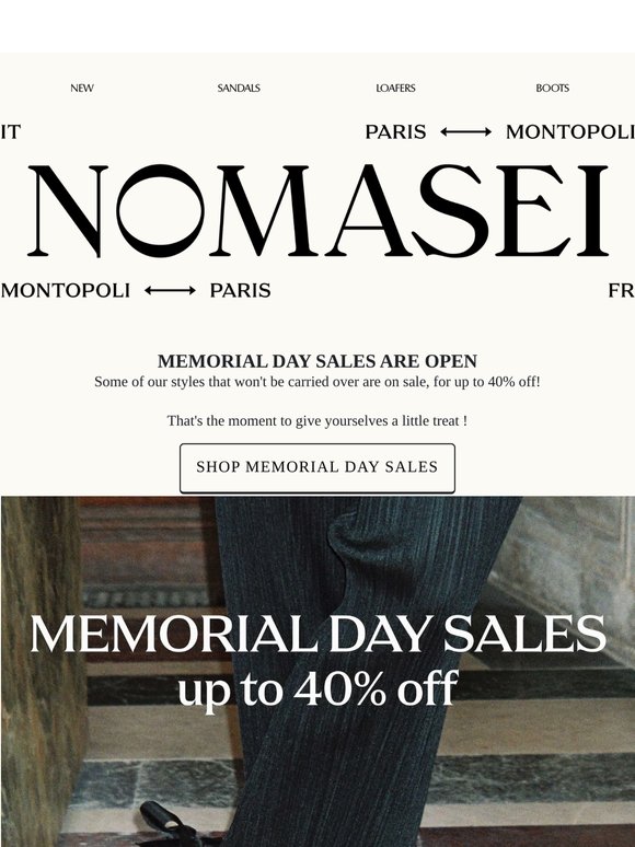MEMORIAL DAY SALES ARE OPEN 🤩