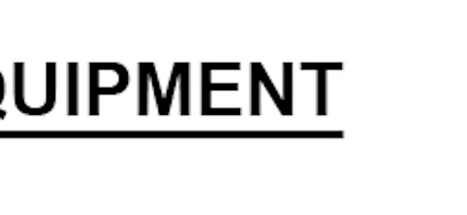 Equipment