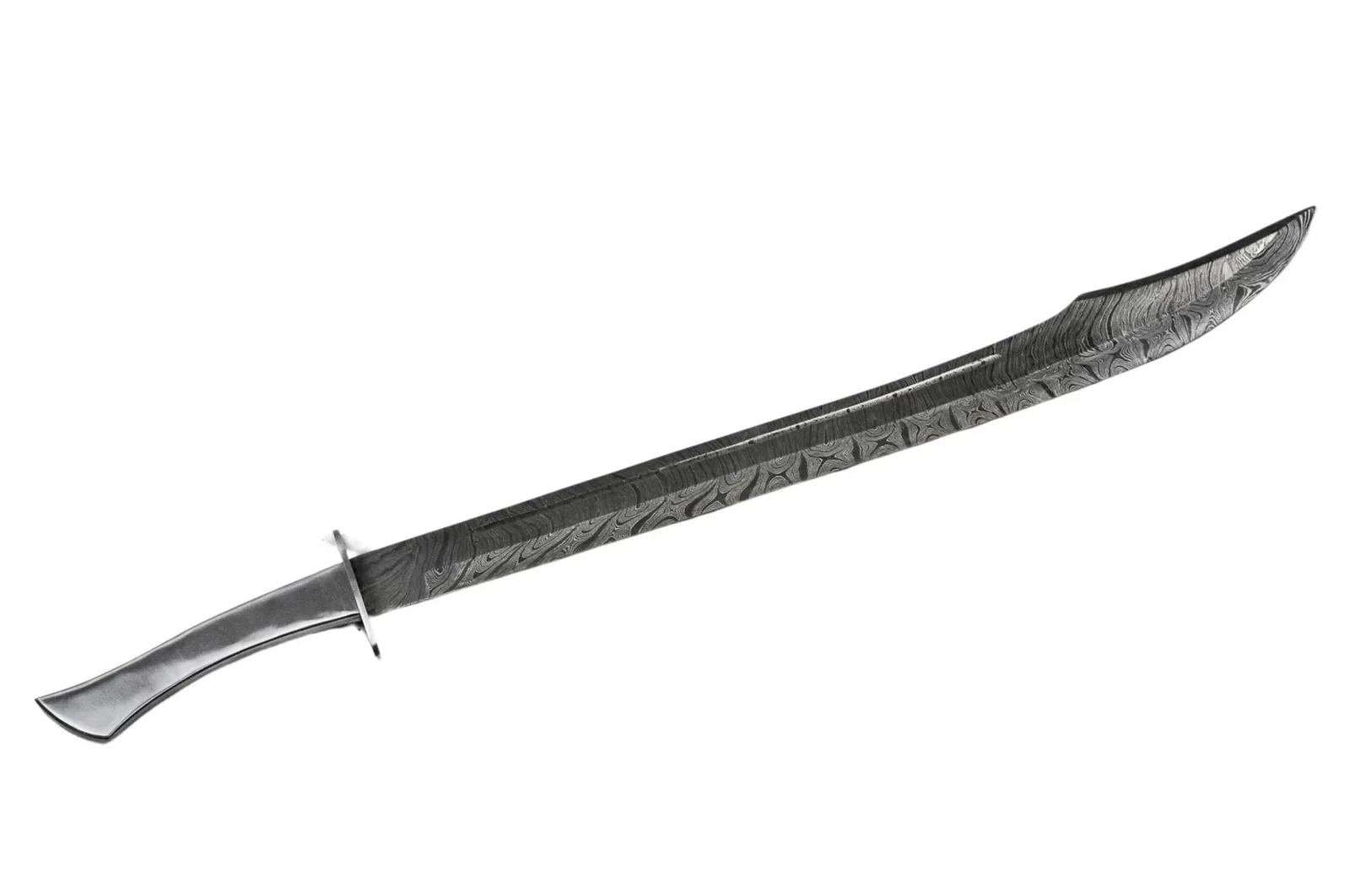 Image of Ox-Tail Dao- Niúwěidāo- High Carbon Damascus Steel