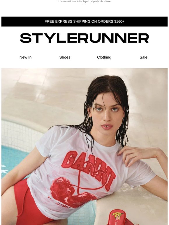 GANNI x Melissa now at Stylerunner