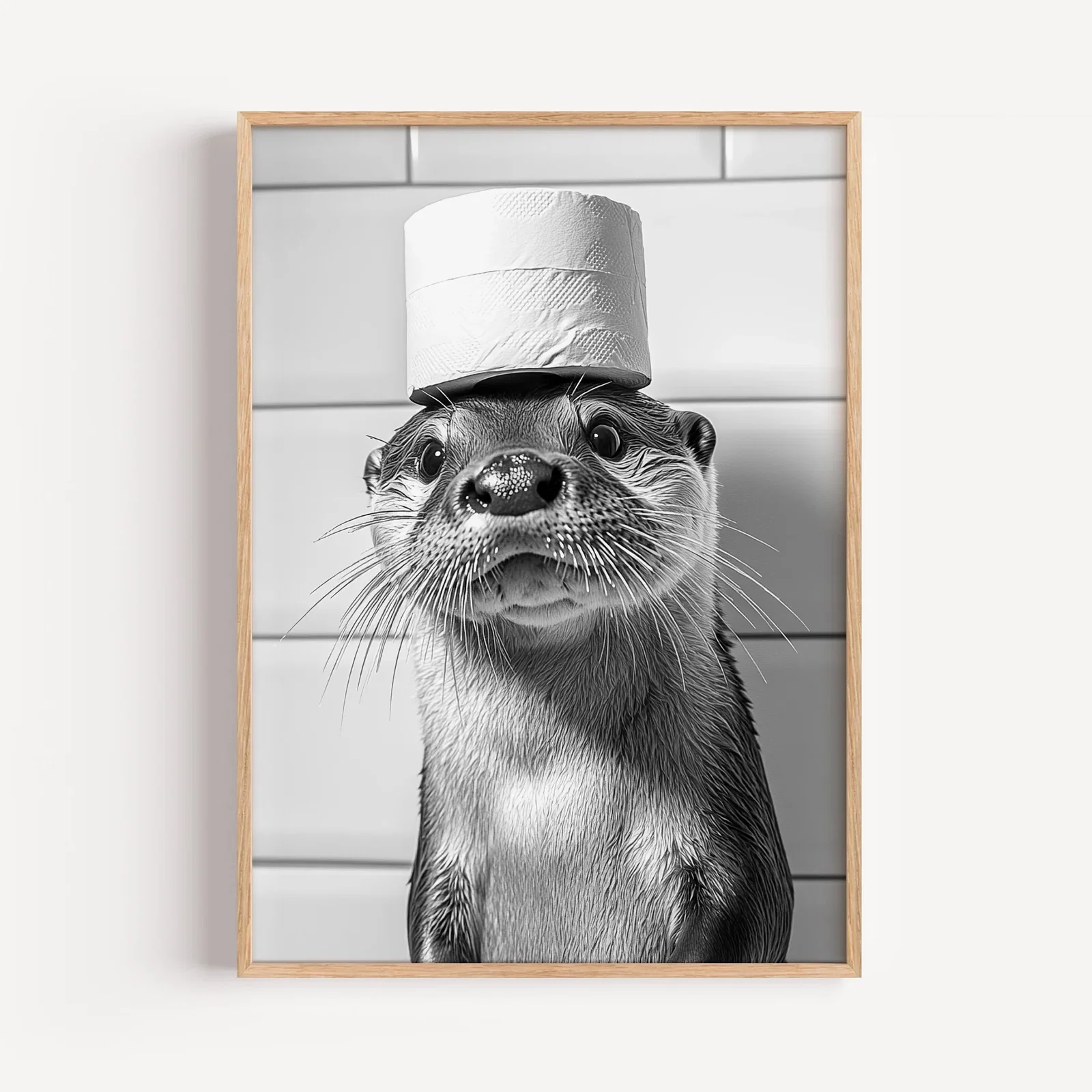 Image of Whimsical Otter Art Print