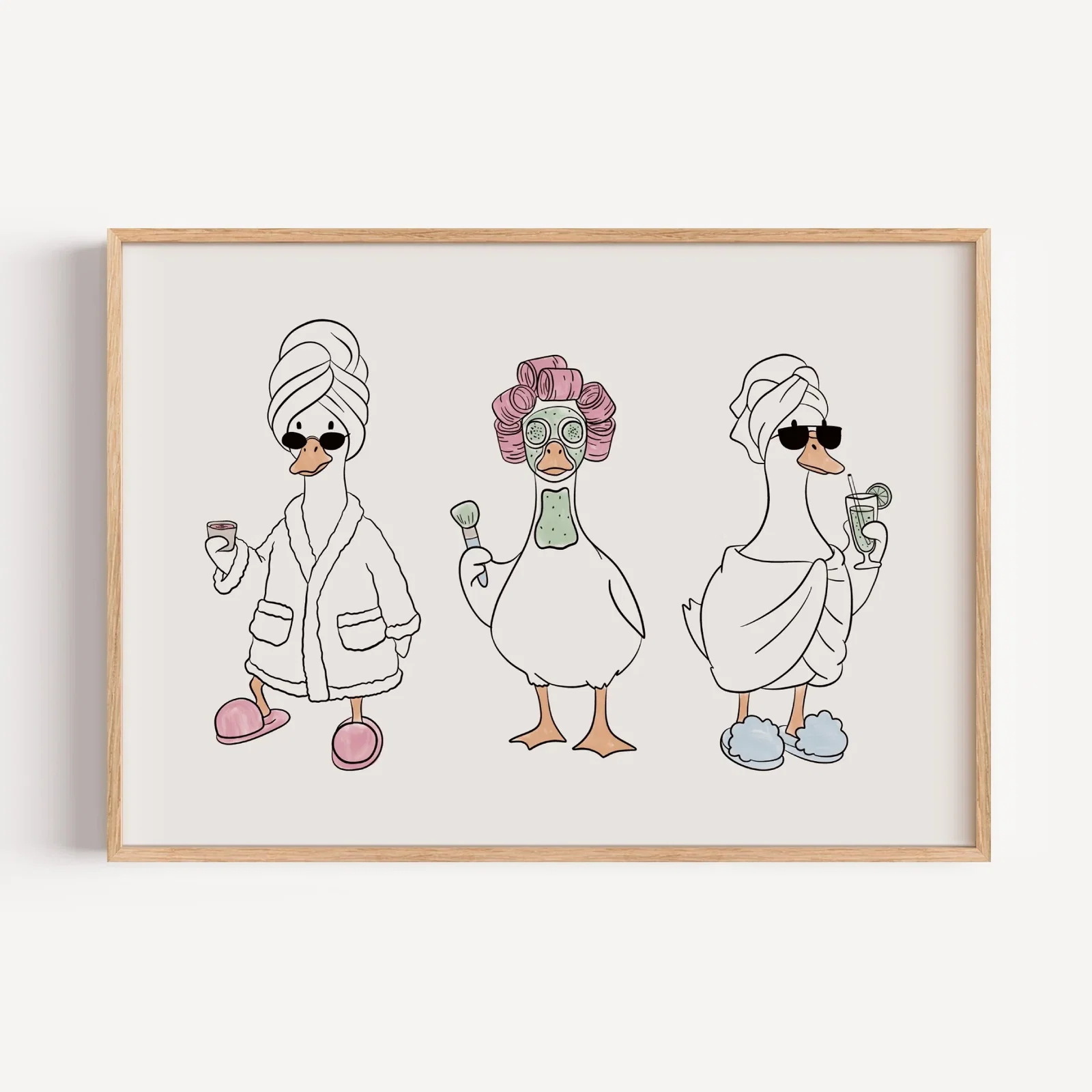 Image of Three Ducks Art Print