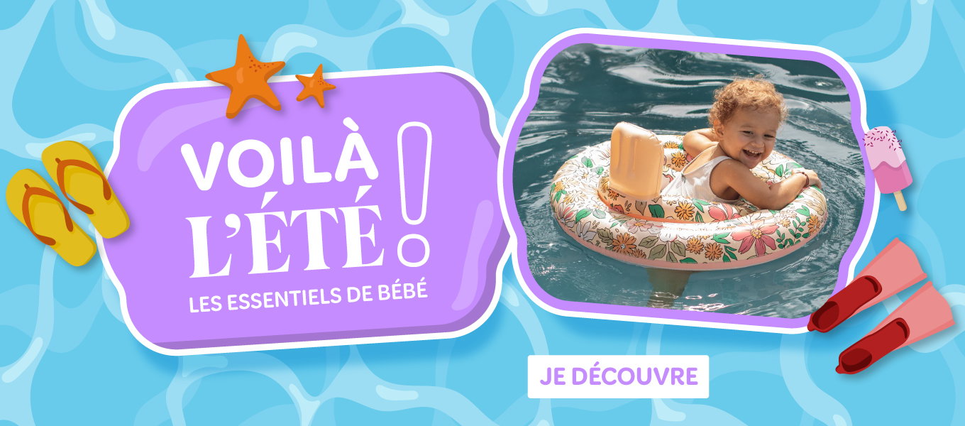Voilà l'été ! Les essentiels de bébé
