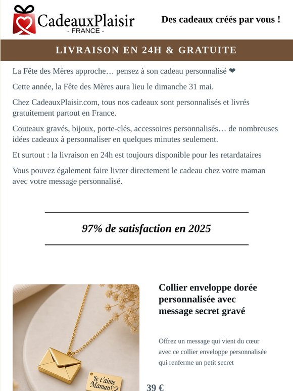 Fête des Mères : encore le temps de faire plaisir ❤️