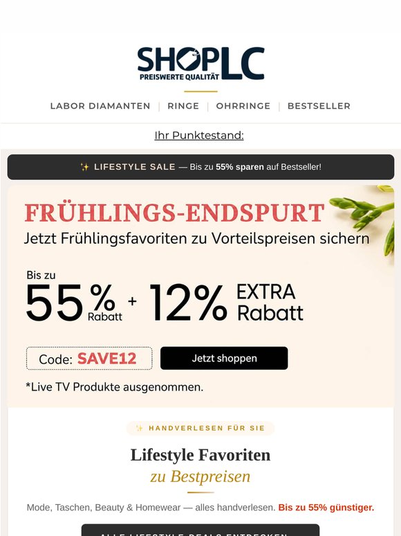 Liebe Kundin, 🌸 Zeit für etwas Neues! Frische Frühlings-Highlights für Sie.