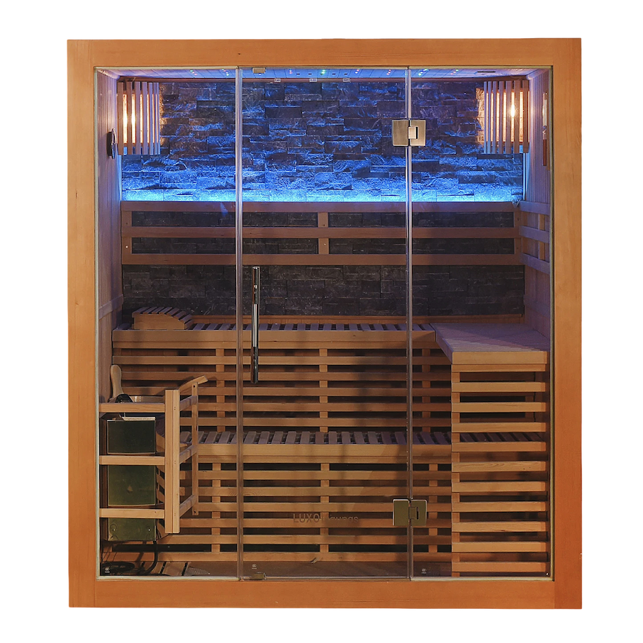 Loyly 3 Person Traditional Finnish Indoor Home Sauna