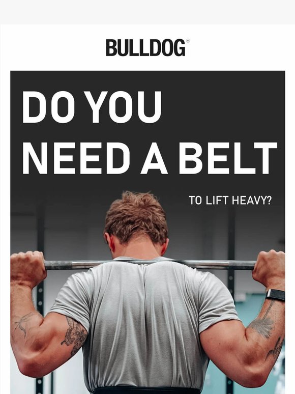 Do you need a belt?