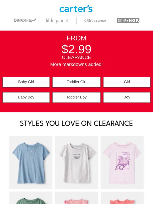 Clearance from $2.99!🔥