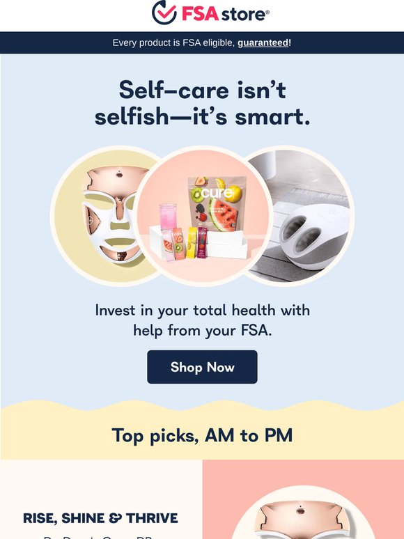 Recharge your day with a self-care routine
