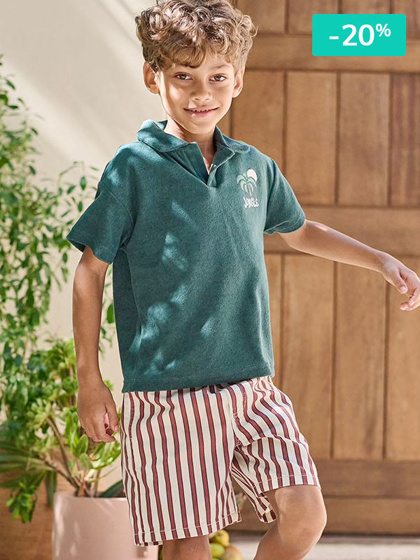 Bermuda a rayas niño -20%