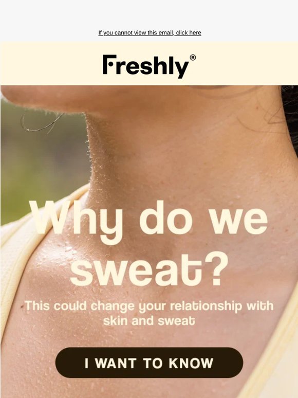 Sweat doesn’t smell! 😏 So...