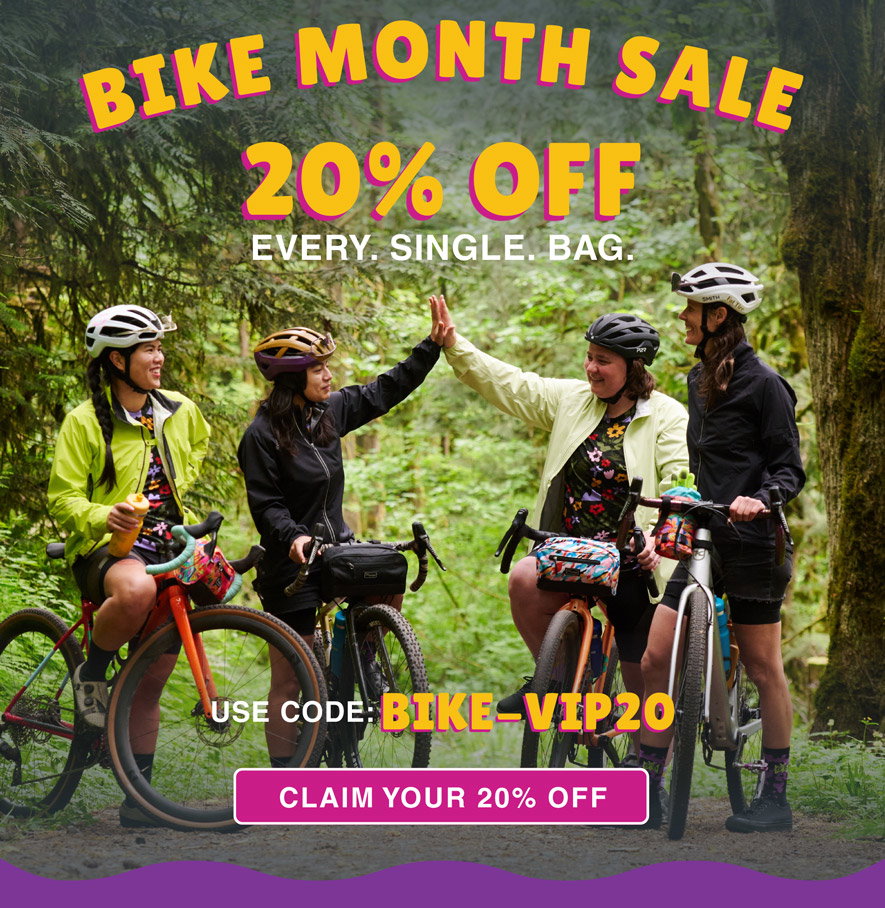 Bike Month Sale - 20% Off Sitewide