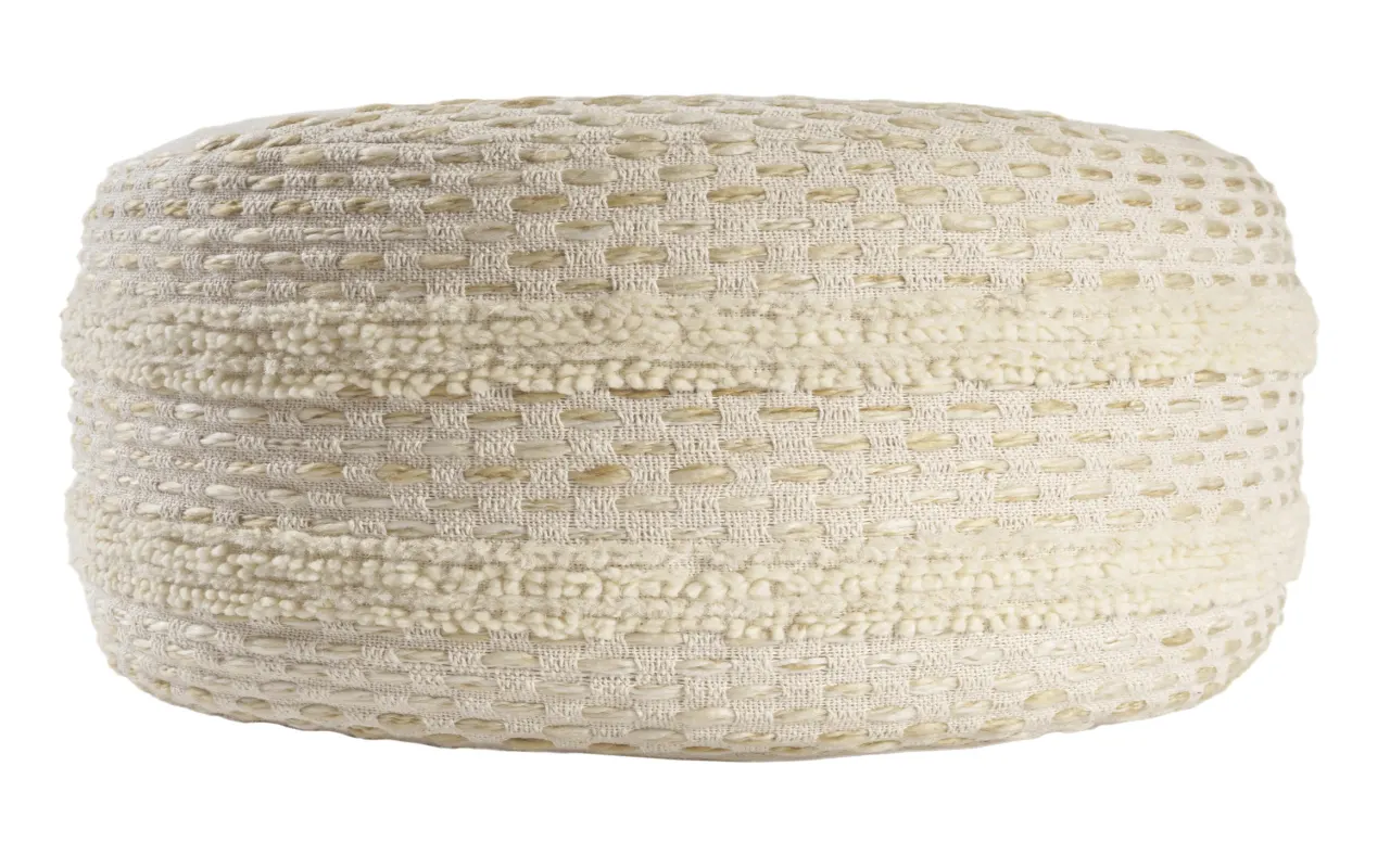 Jeff Cream Pouf