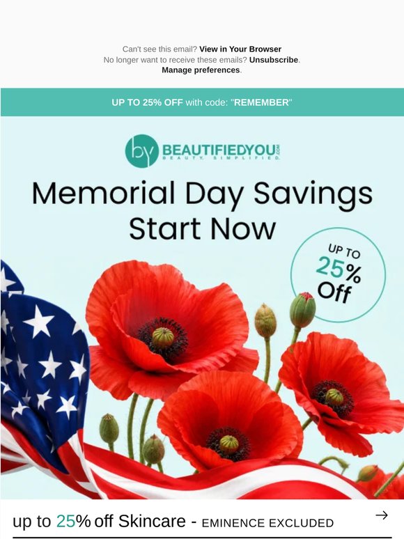 Save Up to 25% >> Shop Now