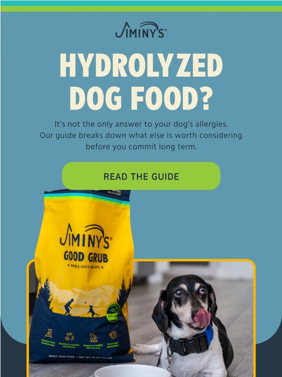 Is hydrolyzed dog food the only option?