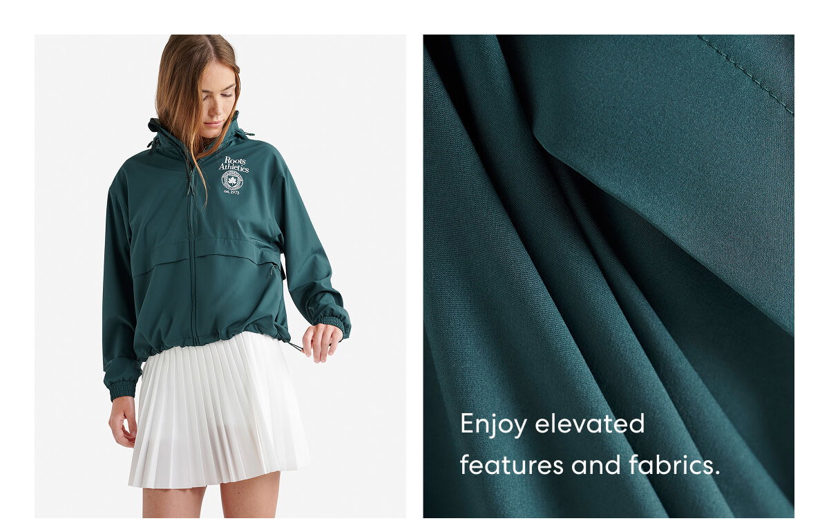 Enjoy elevated features and fabrics.