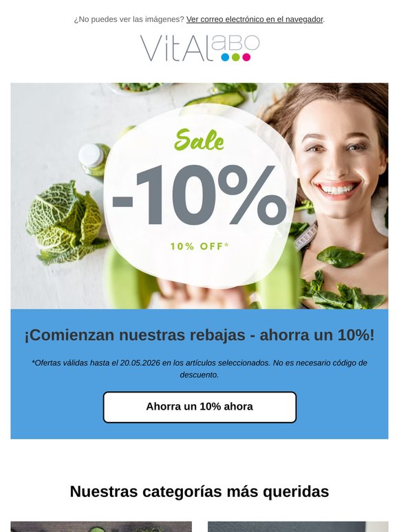 ⚡️ Ofertas flash: ¡-10% de descuento solo para ti! 🛍️