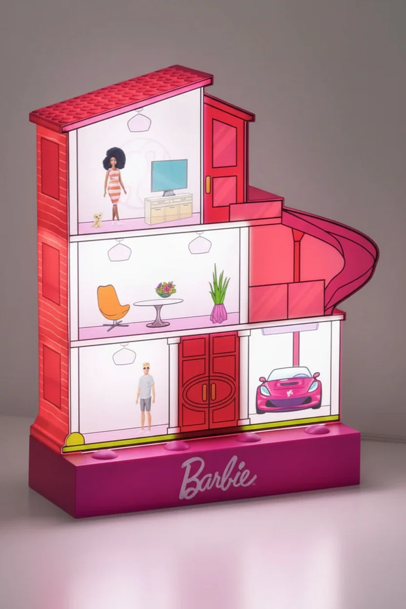 Barbie Dreamhouse Light with Stickers