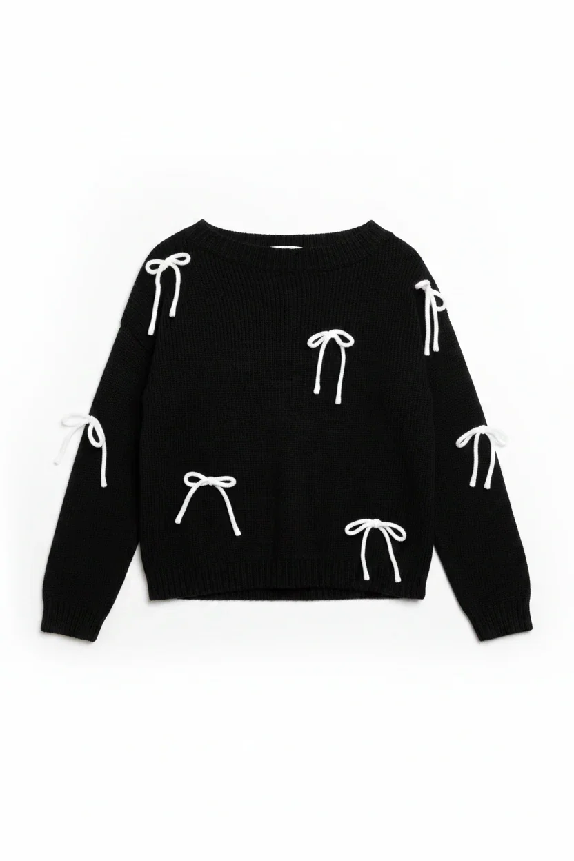 Daisy Street Bow Detail Jumper