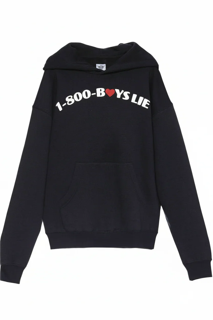 Boys Lie 1-800 Heart Racer Hoodie