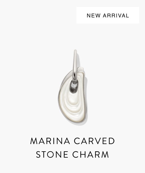 Marina Carved Stone Charm.