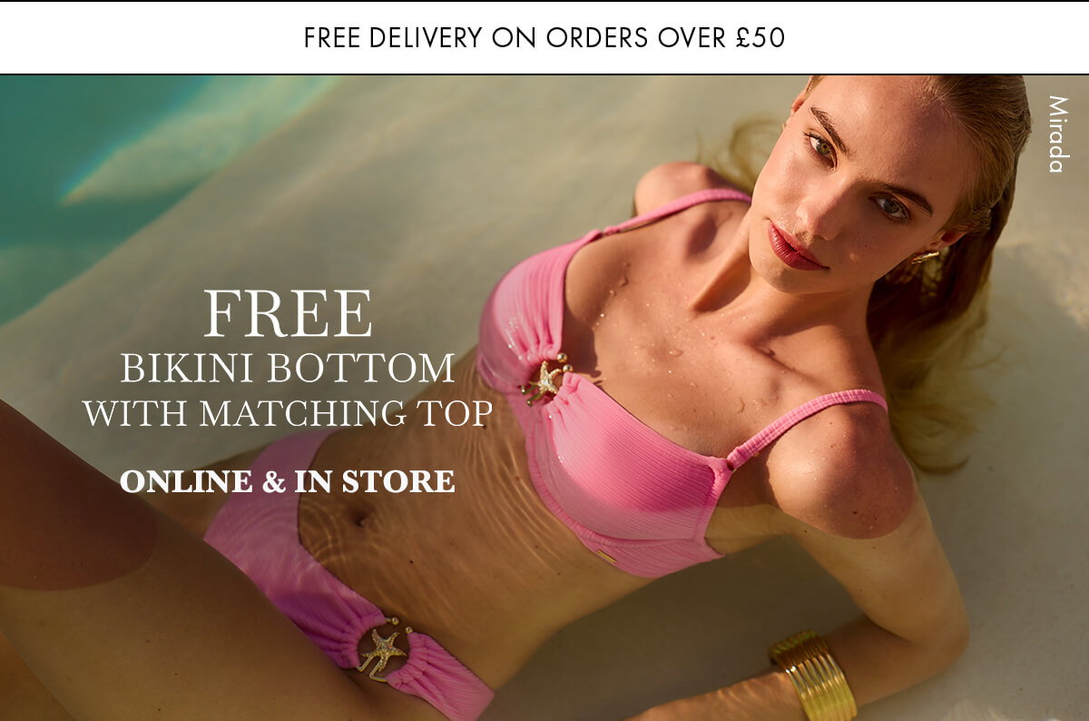 Free bikini bottom with matching top 