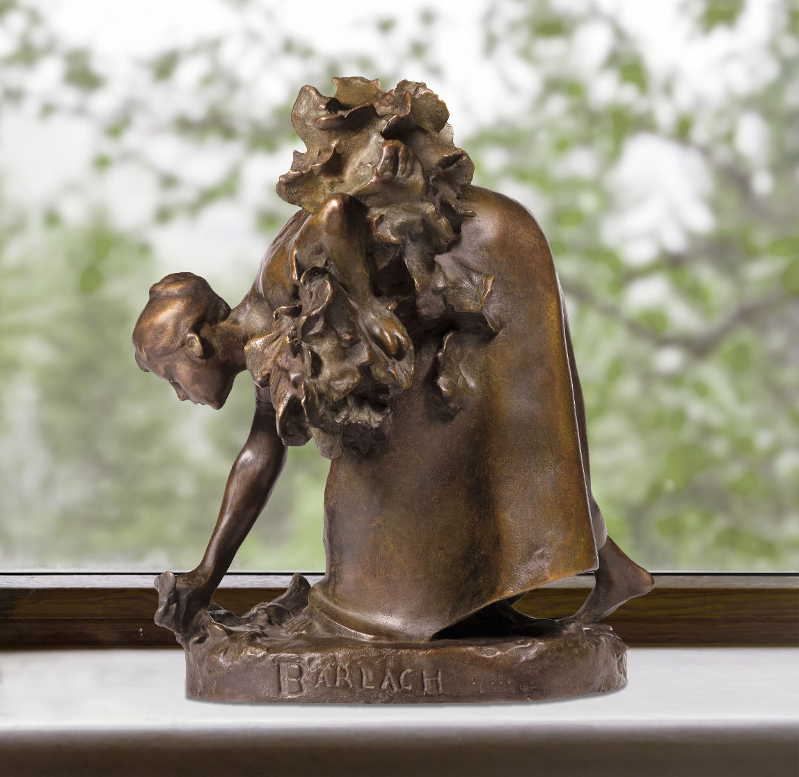 Ernst Barlach: Skulptur 'Die Krautpflückerin'
