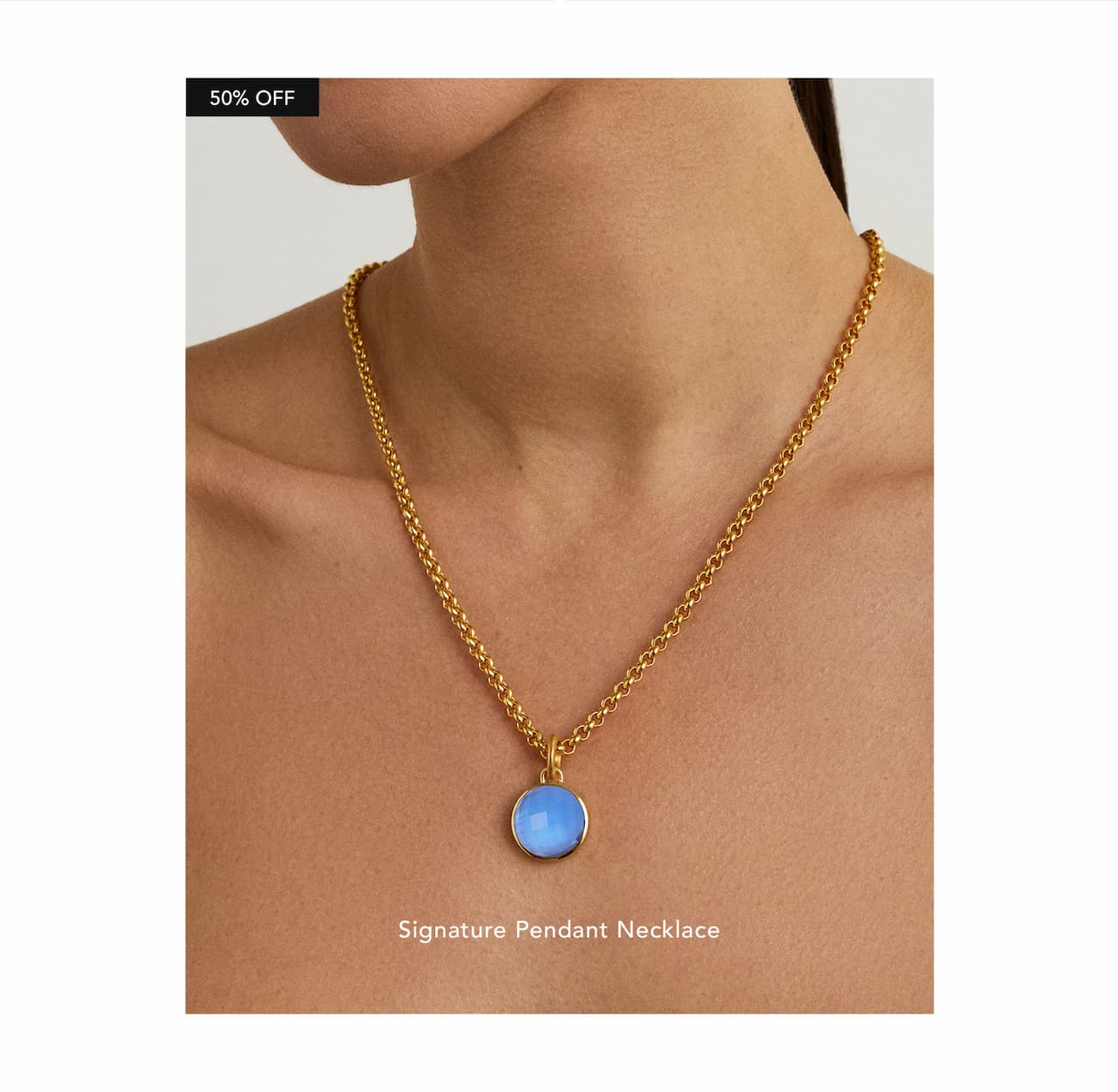 Signature Pendant Necklace.