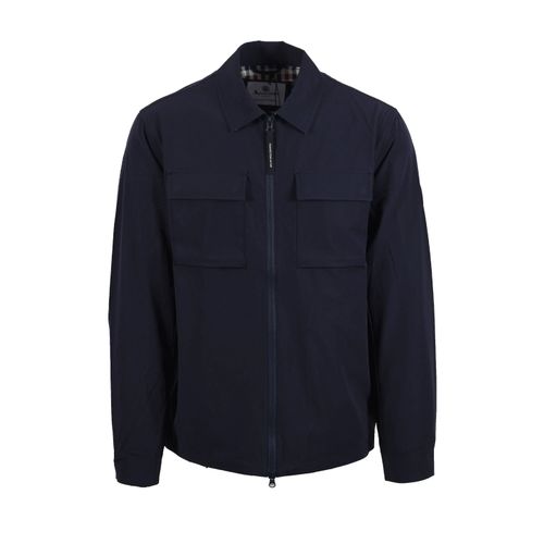 AQUASCUTUM SHELL SP OVERSHIRT NAVY