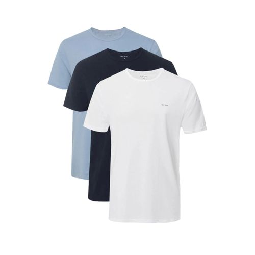 PAUL SMITH 3 PACK T-SHIRT WHITE/NAVY/BLUE