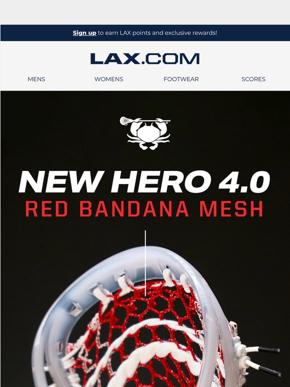 NEW ECD Hero 4.0 Red Bandana Mesh 🔴