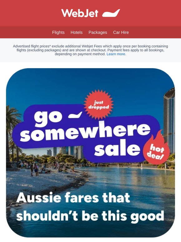 Brisbane from $114* one way flying Virgin Australia—less scrolling, more going
