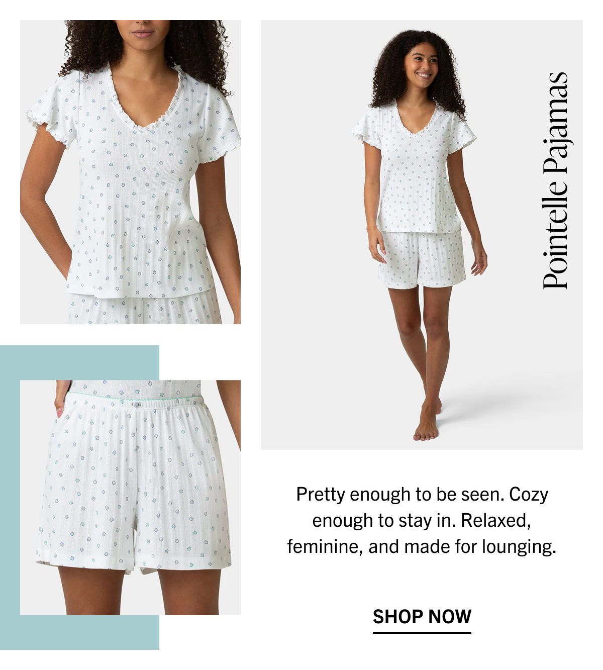 Pointelle PJ Tee