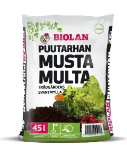 Biolan 45 l puutarhan musta multa