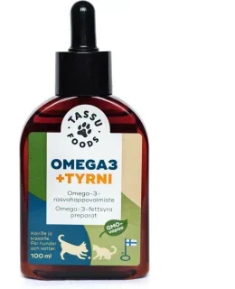 Tassu Foods Omega-3+Tyrni rasvahappovalmiste lemmikille