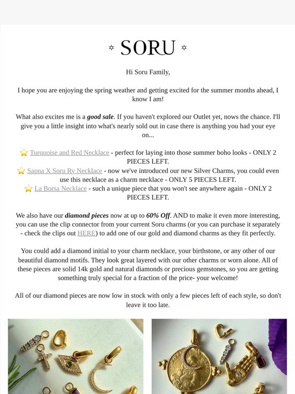 A Personal Note From Me + Up to 60% Off