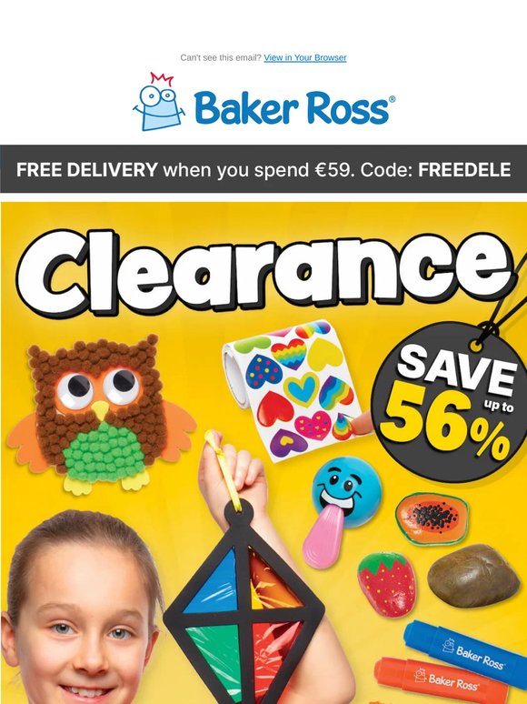 🚨 Clearance Alert! Save 56% Off
