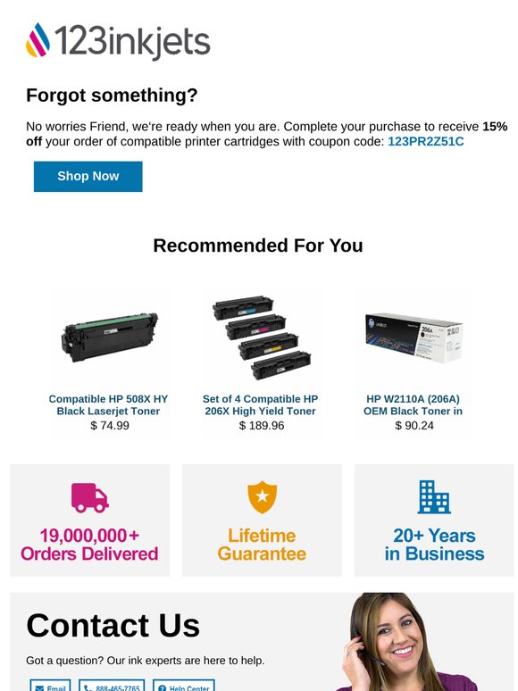 Clock's Ticking on The Items You Viewed, 15% Savings End Soon