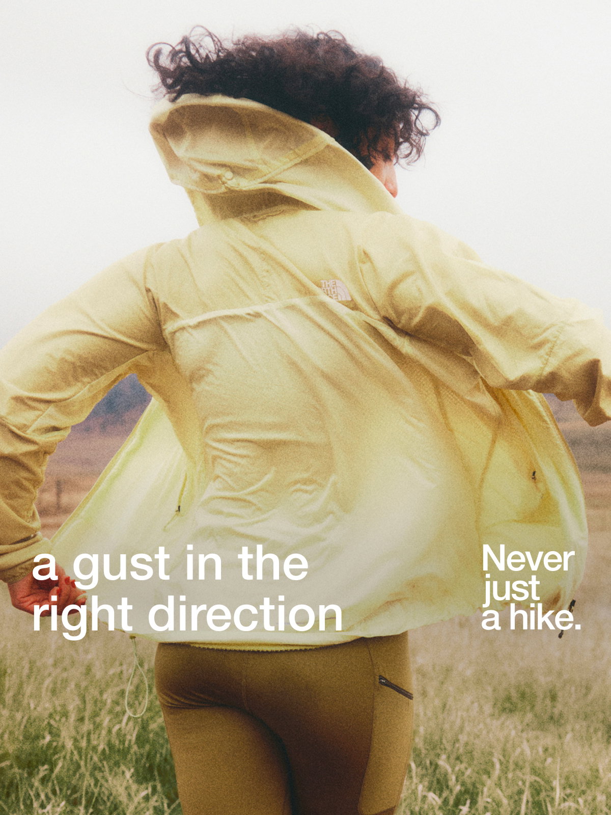 A gust in the right direction. Never just a hike.