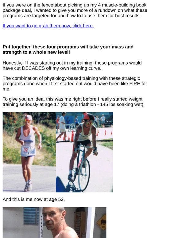 (wild before & after pics) How to use my 4 muscle-building programs for MAX results...