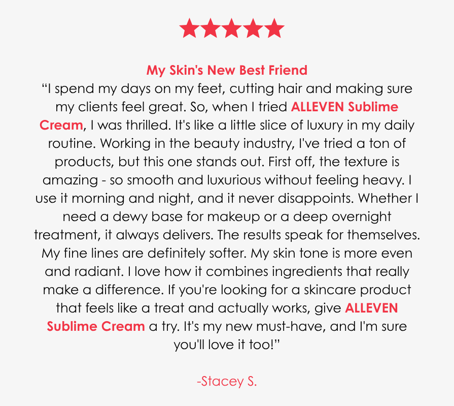 Sublime Cream - My Skin's New Best Friend