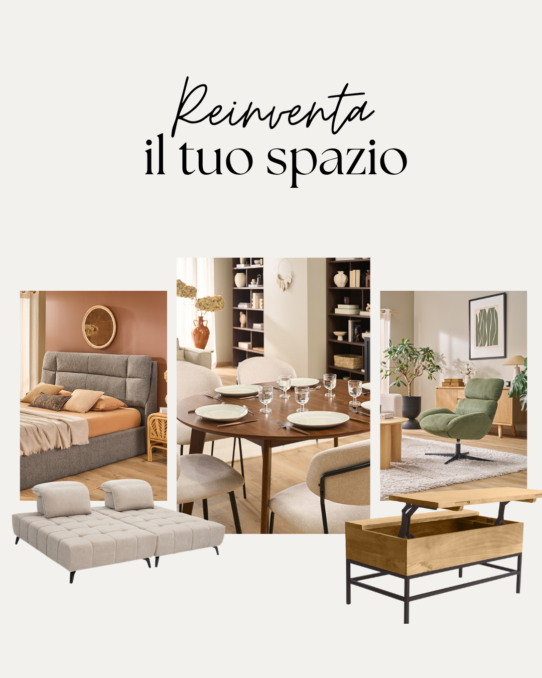 Reinventa il tuo spazio