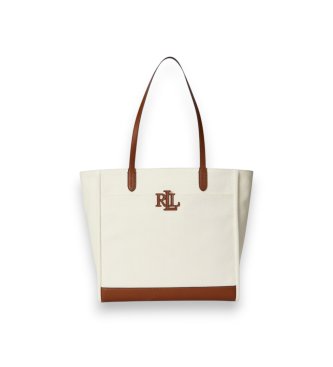 Bolso tote Cameryn grande de loneta beige