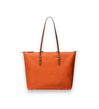 Bolso tote Keaton mediano de nailon naranja