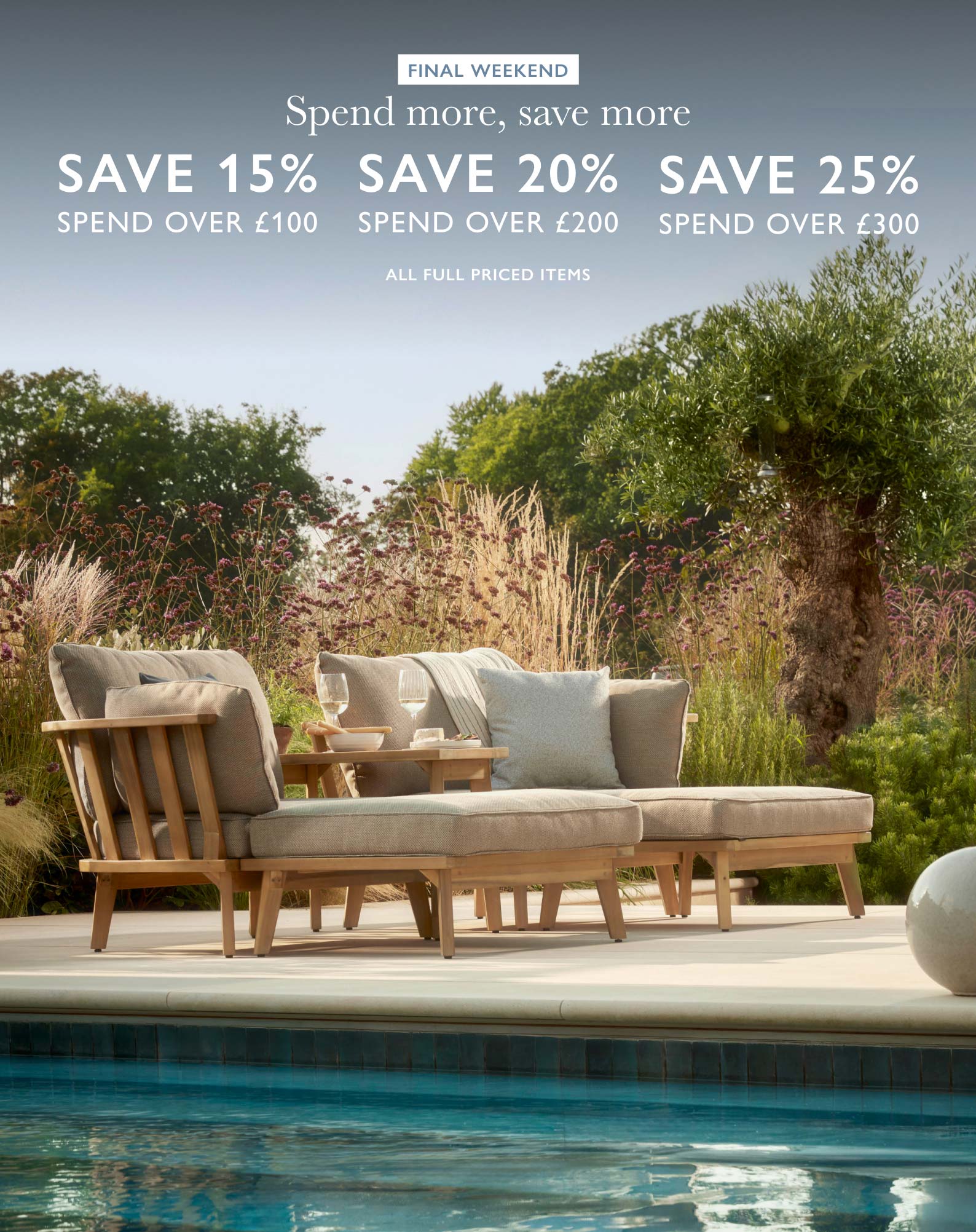 Spend more, Save more - shop the event today!