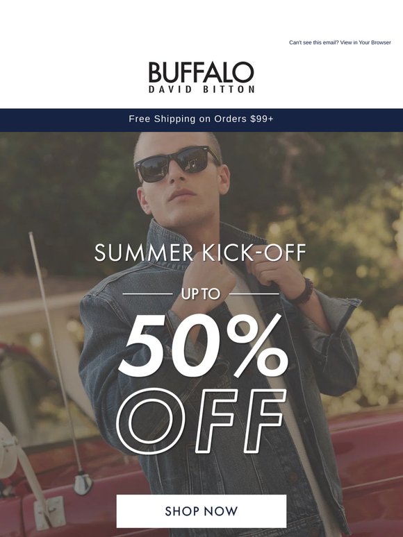 Up to 50% Off Your Summer Outfits