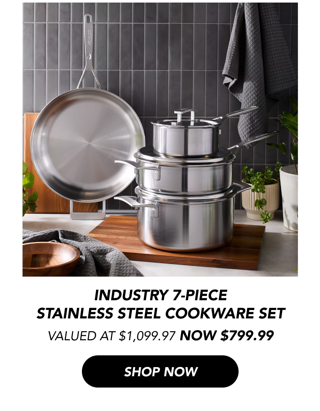 Industry 7-Piece Cookware Set Now $300 Off