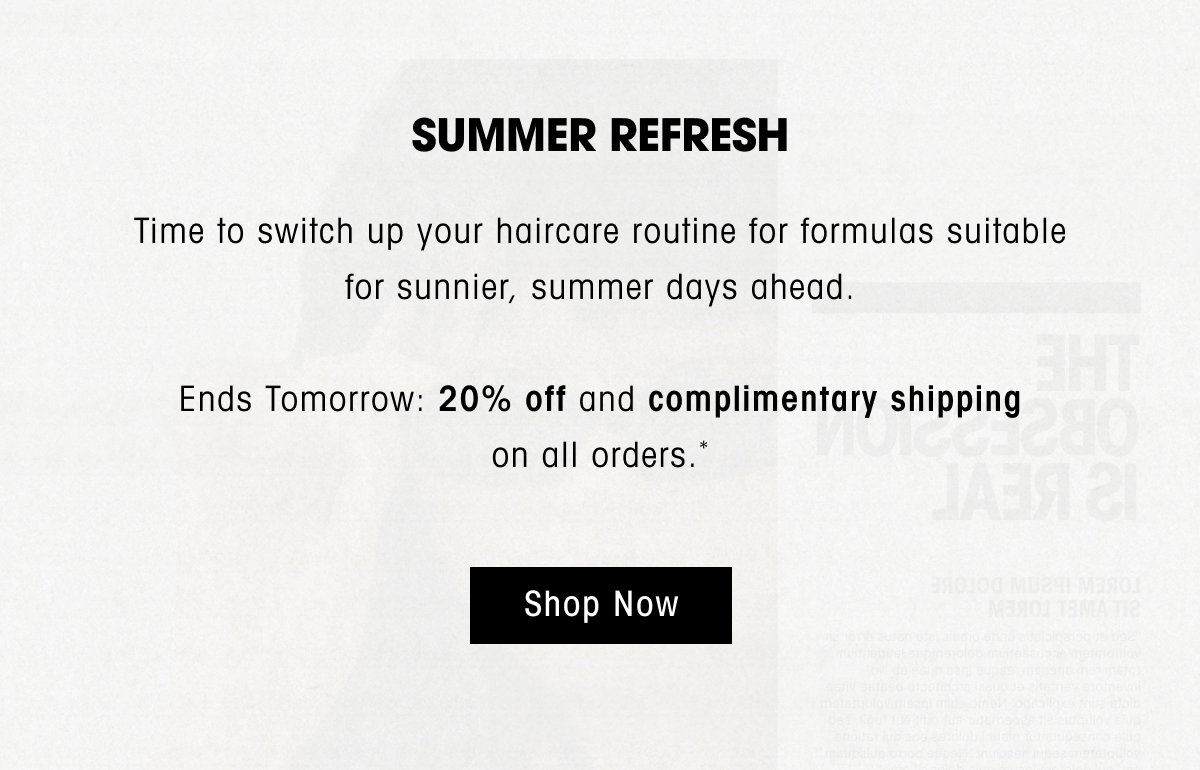 Treat Yourself to 20% Off | Shop Treatments & Masques for All Hair Types During Obsession Week