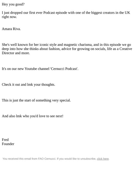 The Amara Podcast is OUT NOW